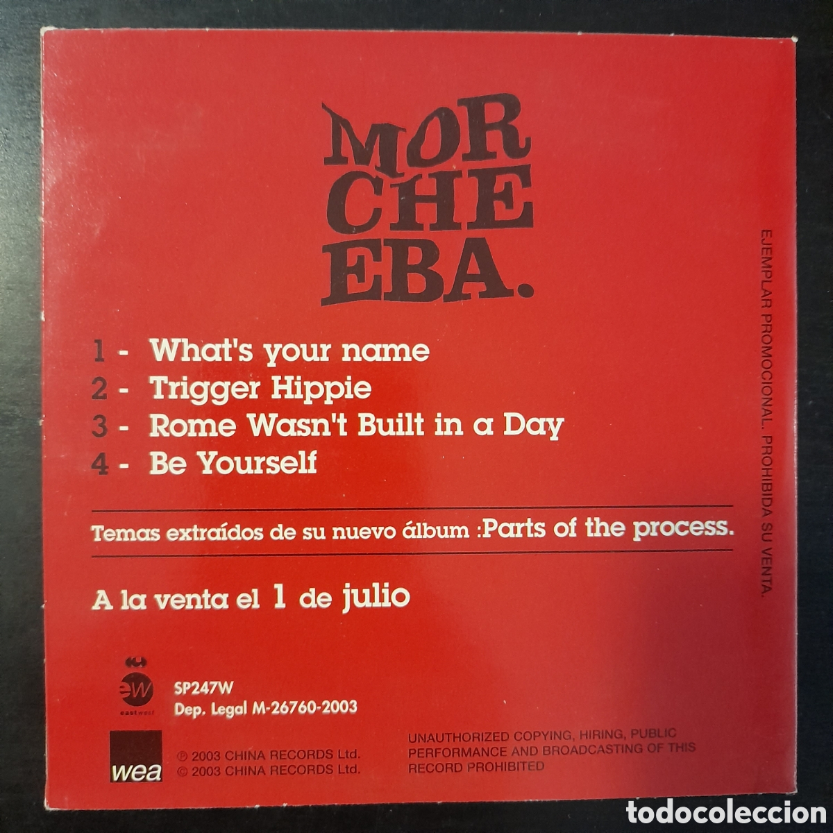 CDs de m&uacute;sica: Morcheeba &ndash; Radio Sampler. 2003, Espa&ntilde;a. CD, Sampler, Promo - Foto 2