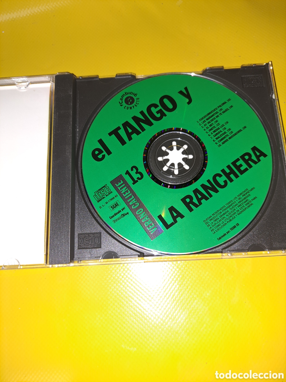 CDs de m&uacute;sica: CD EL TANGO Y LA RANCHERA - Foto 3