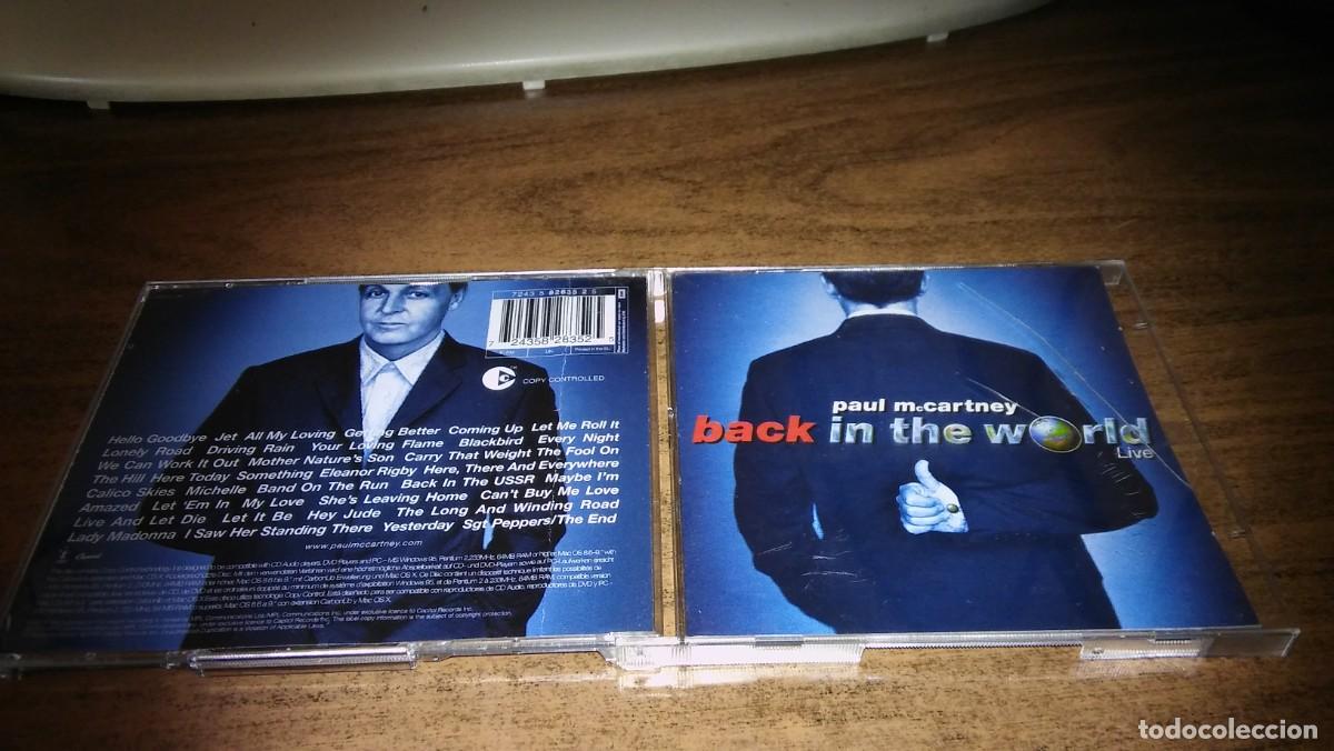 CDs de m&uacute;sica: PAUL McCARTNEY - BACK IN THE WORLD (2CD LIVE) - Foto 1