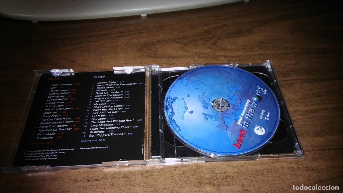 CDs de m&uacute;sica: PAUL McCARTNEY - BACK IN THE WORLD (2CD LIVE) - Foto 2