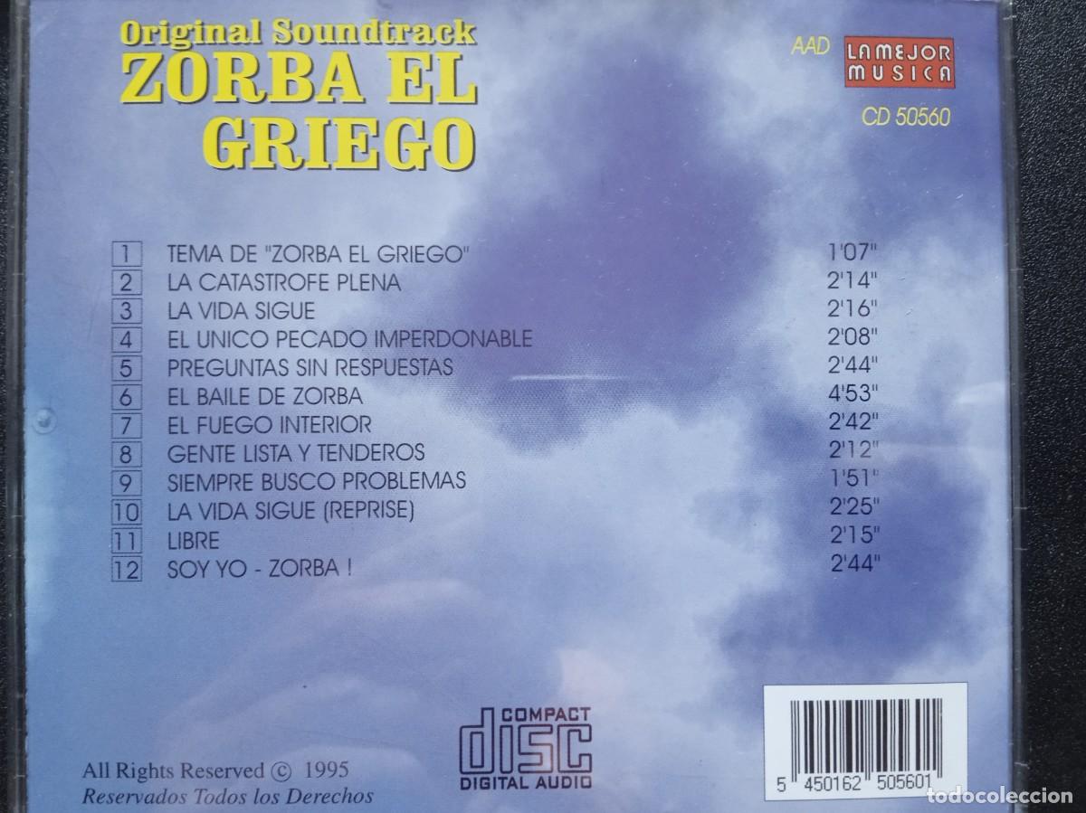 CDs de m&uacute;sica: Zorba el griego. - Foto 2
