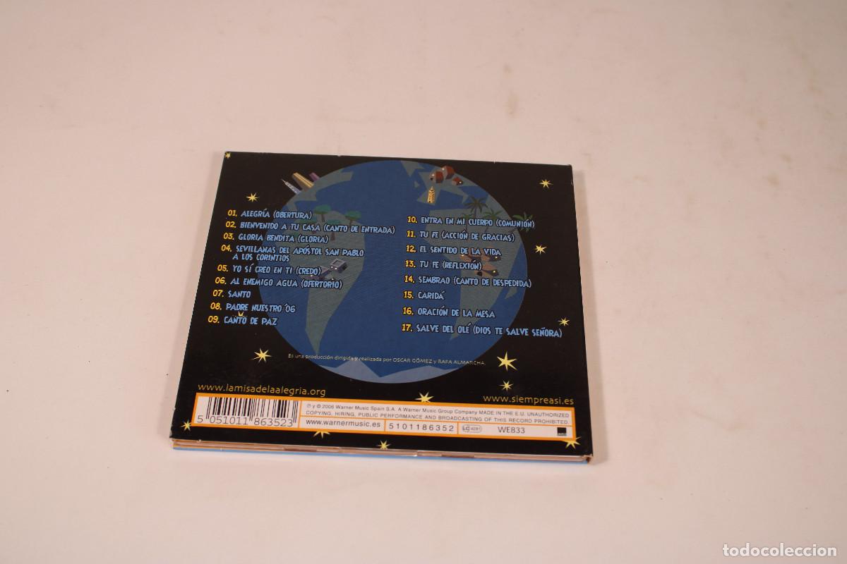 CDs de m&uacute;sica: siempre asi. la misa de la alegria- CD - c108 - Foto 3