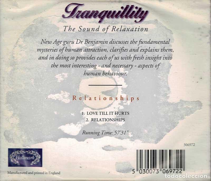 CDs de m&uacute;sica: Tranquility. Relationships. CD - Foto 2