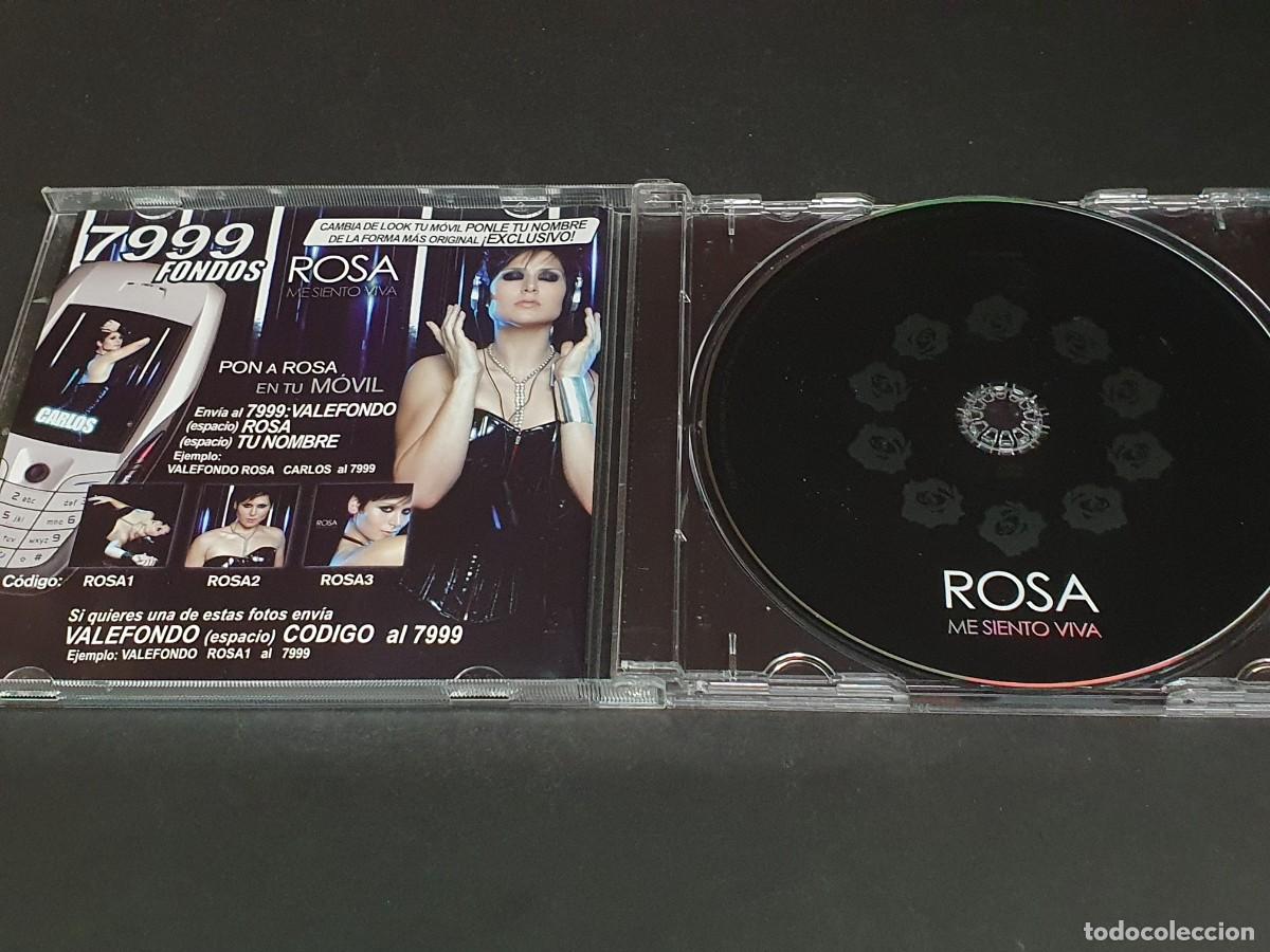 CDs de m&uacute;sica: CD ROSA - ME SIENTO VIVA - 2006 - Foto 2