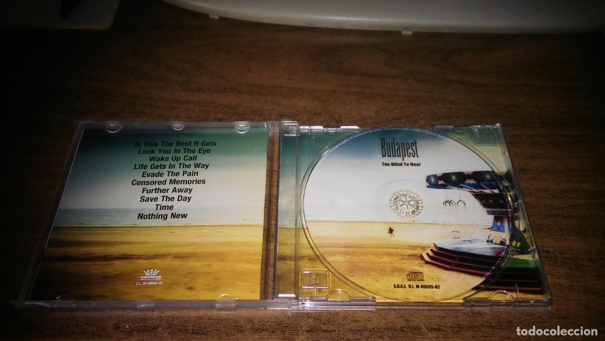 CDs de m&uacute;sica: BUDAPEST -TOO BLIND TO HEAR - Foto 2