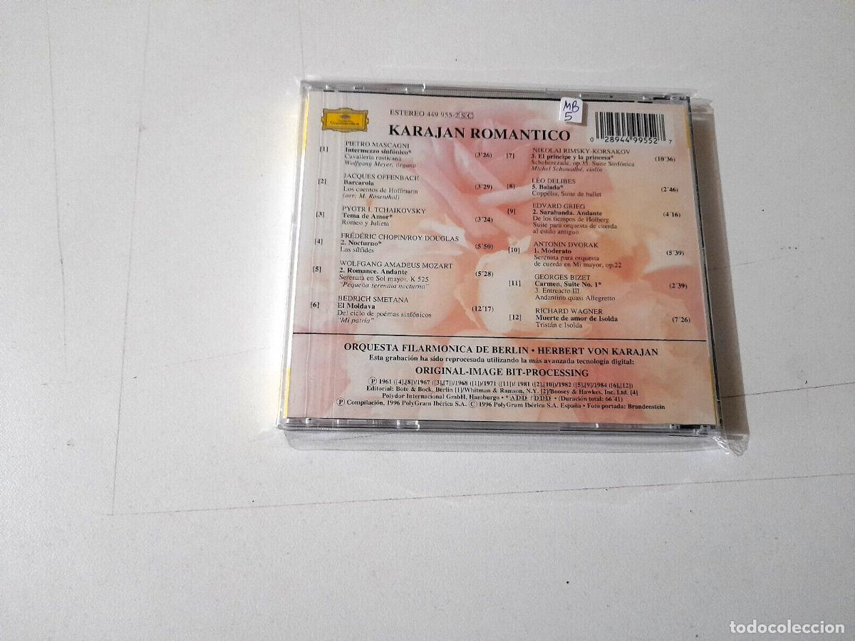CDs de m&uacute;sica: KARAJAN &rdquo;ROMANTICO&rdquo; CD 12 TRACKS - Foto 2