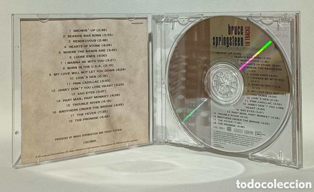 CDs de m&uacute;sica: Bruce Springsteen - 18 tracks - Foto 3