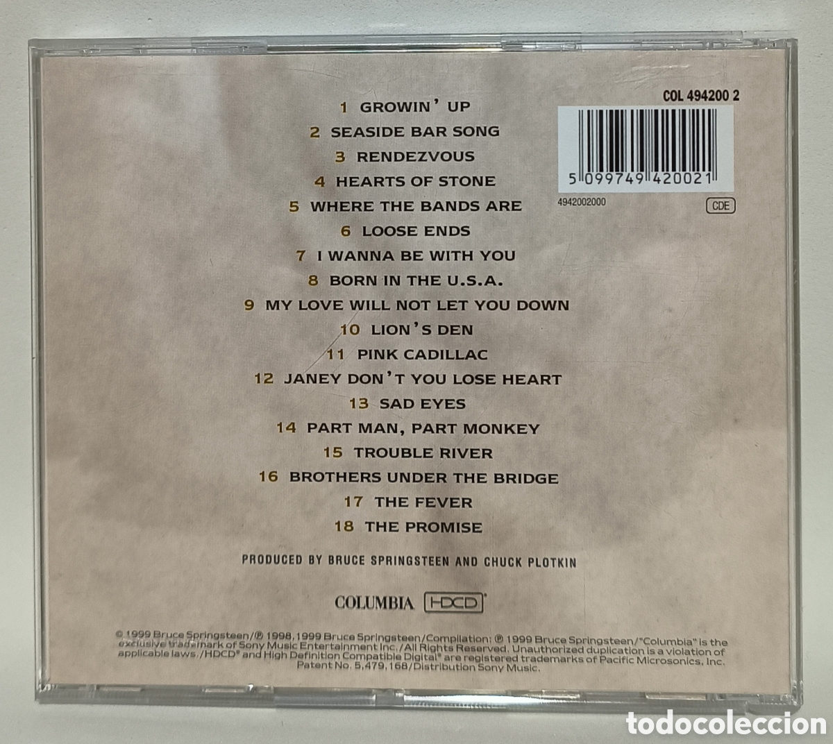 CDs de m&uacute;sica: Bruce Springsteen - 18 tracks - Foto 2