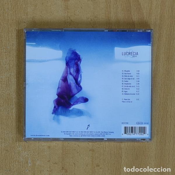 CDs de m&uacute;sica: LUCRECIA - AGUA - CD - Foto 2