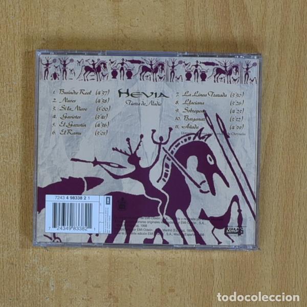 CDs de m&uacute;sica: HEVIA - TIERRA DE NADIE - CD - Foto 2