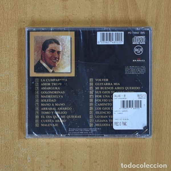 CDs de m&uacute;sica: CARLOS GARDEL - EL TANGO - CD - Foto 2
