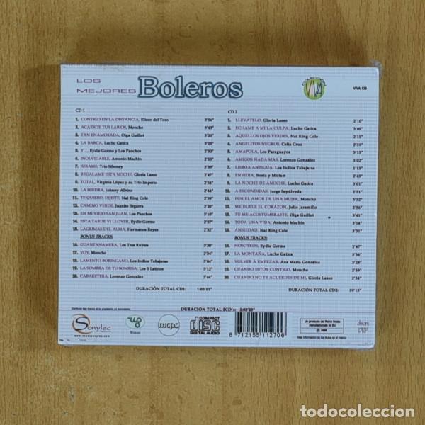CDs de m&uacute;sica: VARIOS - LOS MEJORES BOLEROS - 2 CD - Foto 2
