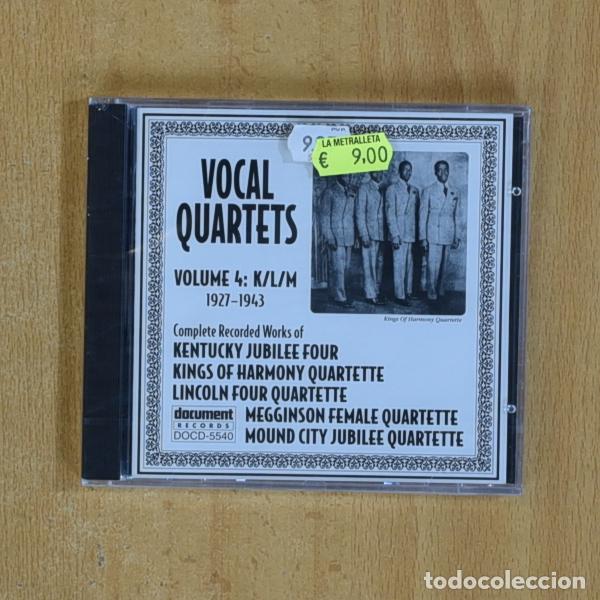 CDs de m&uacute;sica: VARIOS - VOCAL QUARTETS VOLUME 4 - CD - Foto 1