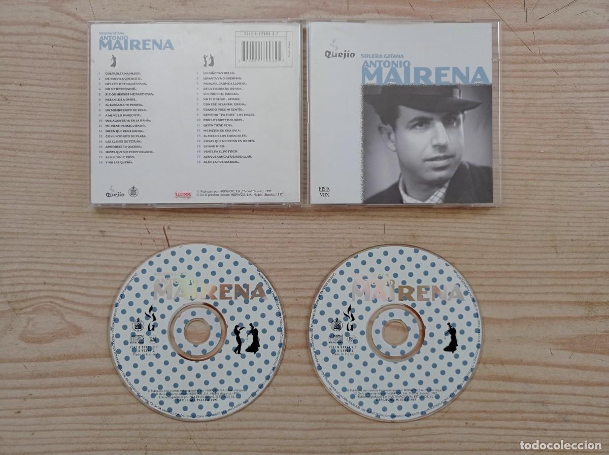 CDs de m&uacute;sica: Antonio Mairena - Solera Gitana - 2 CD - Foto 1
