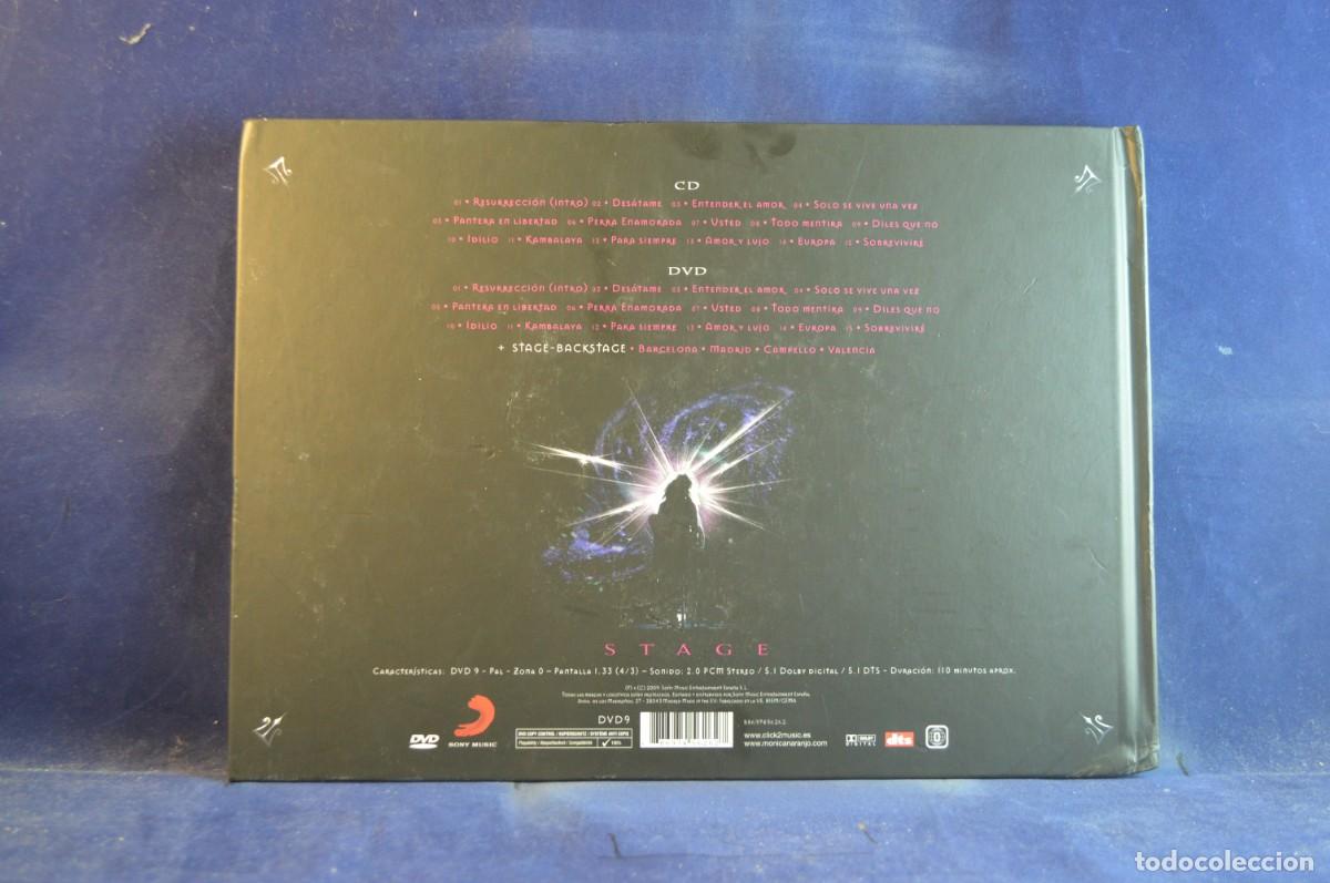 CDs de m&uacute;sica: M&Oacute;NICA NARANJO - STAGE - CD + DVD - Foto 2