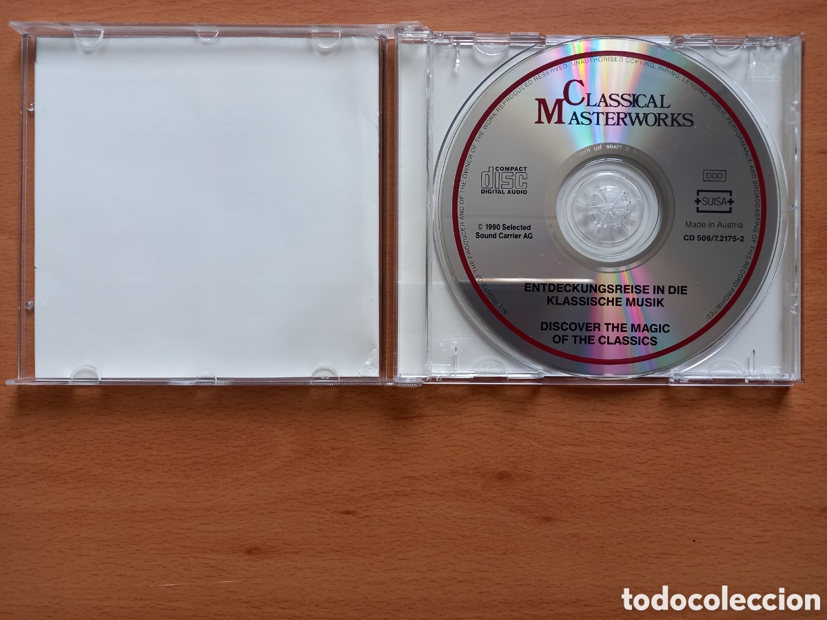 CDs de m&uacute;sica: &rdquo;CLASSICAL MASTERWORKS IN DIGITAL&rdquo; CD 1990 - Foto 2