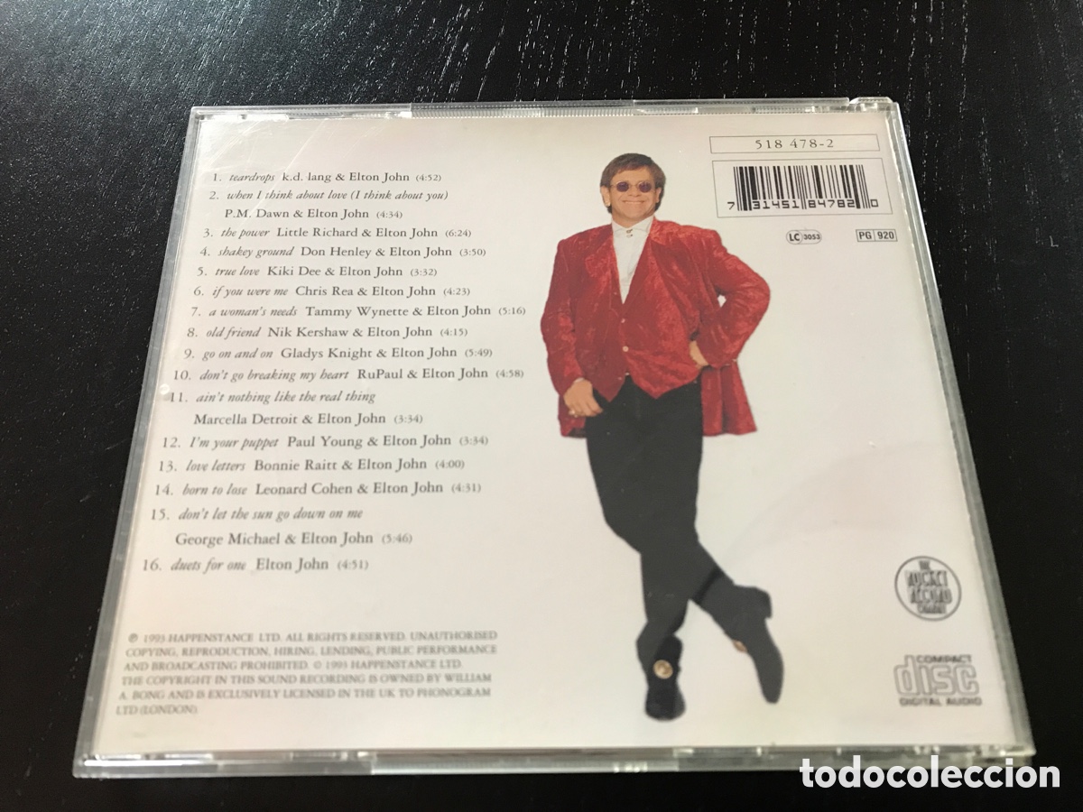 CDs de m&uacute;sica: CD Elton John Duets - Foto 2