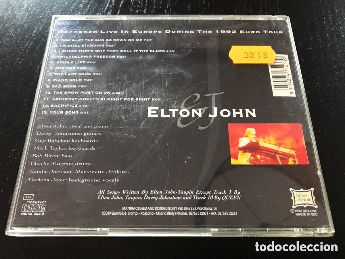 CDs de m&uacute;sica: CD Elton John Europe 1992 - Foto 2