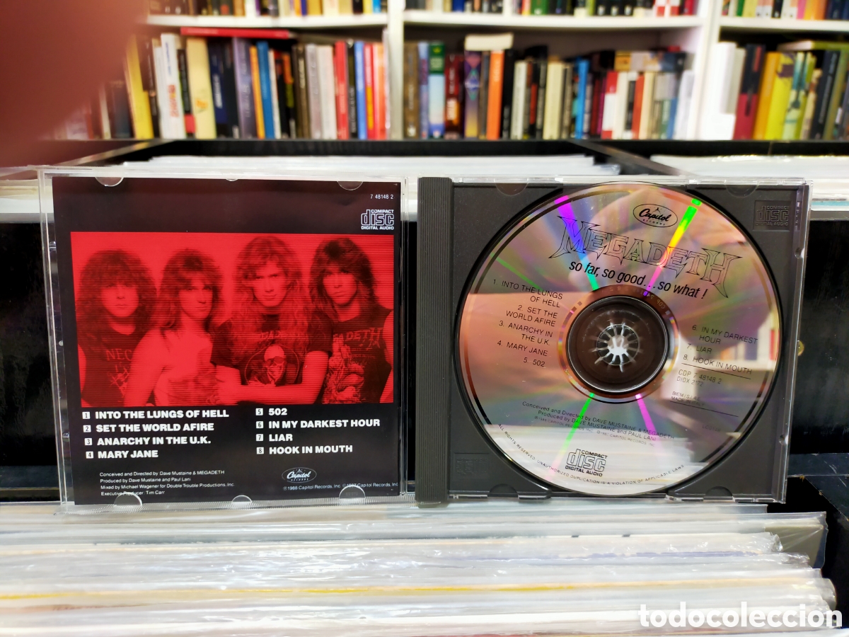 CDs de m&uacute;sica: MEGADETH - SO FAR, SO GOOD... SO WHAT! - Foto 3