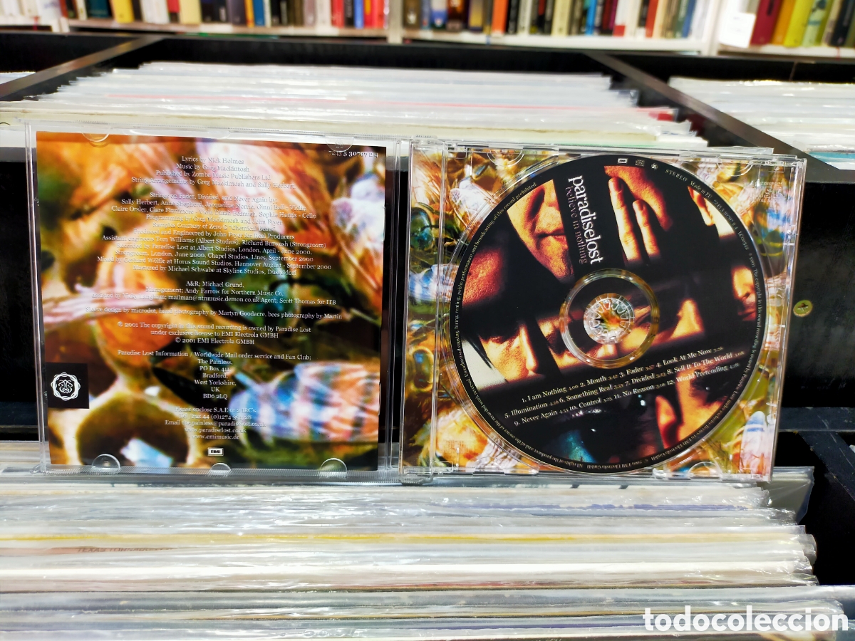 CDs de m&uacute;sica: PARADISELOST - BELIVE IN NOTHING - Foto 3