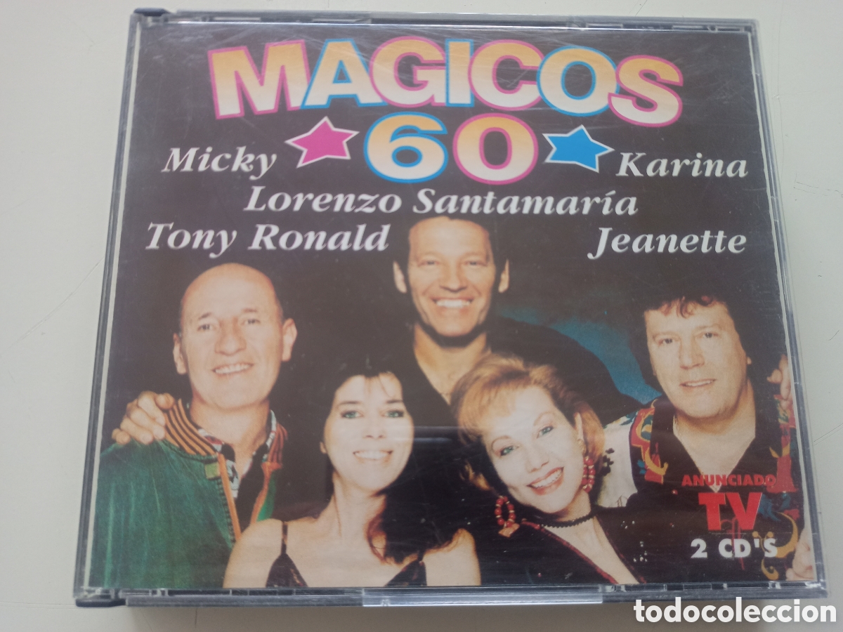 CDs de m&uacute;sica: M&aacute;gicos 60. 2 cds - Foto 1