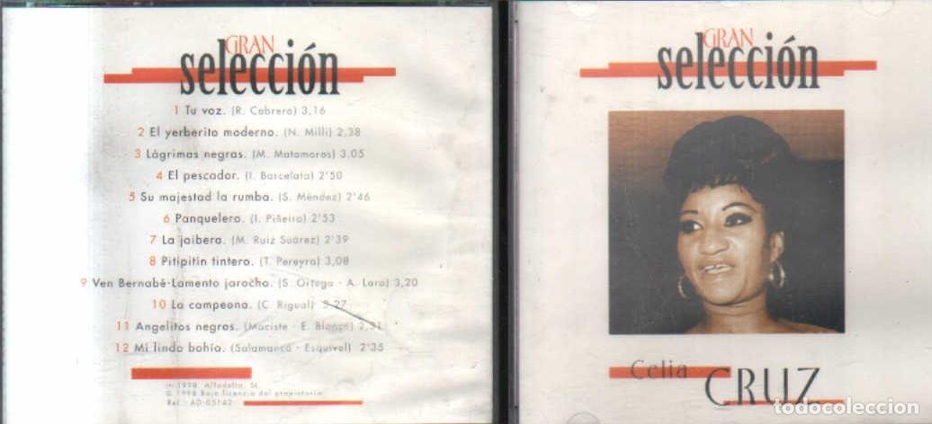 CDs de m&uacute;sica: GRAN SELECCI&Oacute;N. CELIA CRUZ. CD-SOLEXT-1237 - Foto 1