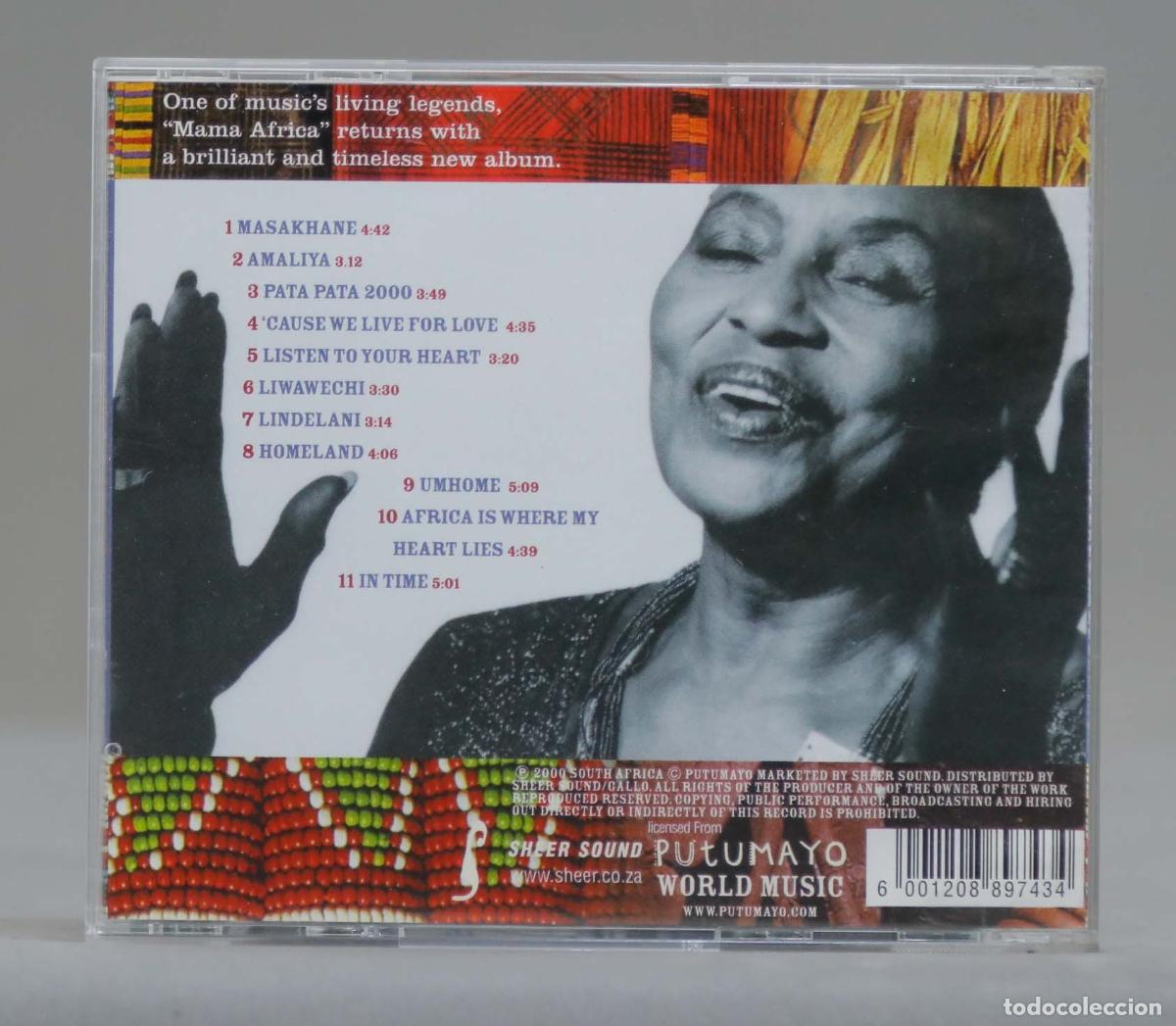 CDs de m&uacute;sica: CD. Miriam Makeba &ndash; Homeland - Foto 2