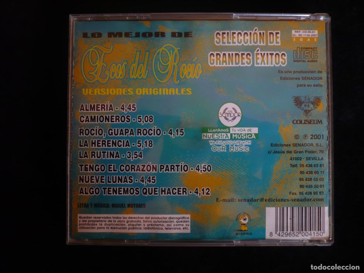 CDs de m&uacute;sica: grandes exitos ecos del rocio - cd como nuevo - Foto 2