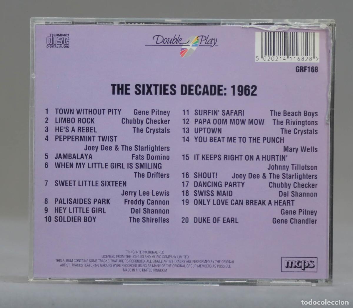 CDs de m&uacute;sica: CD. The Sixties Decade: 1962 - Foto 2