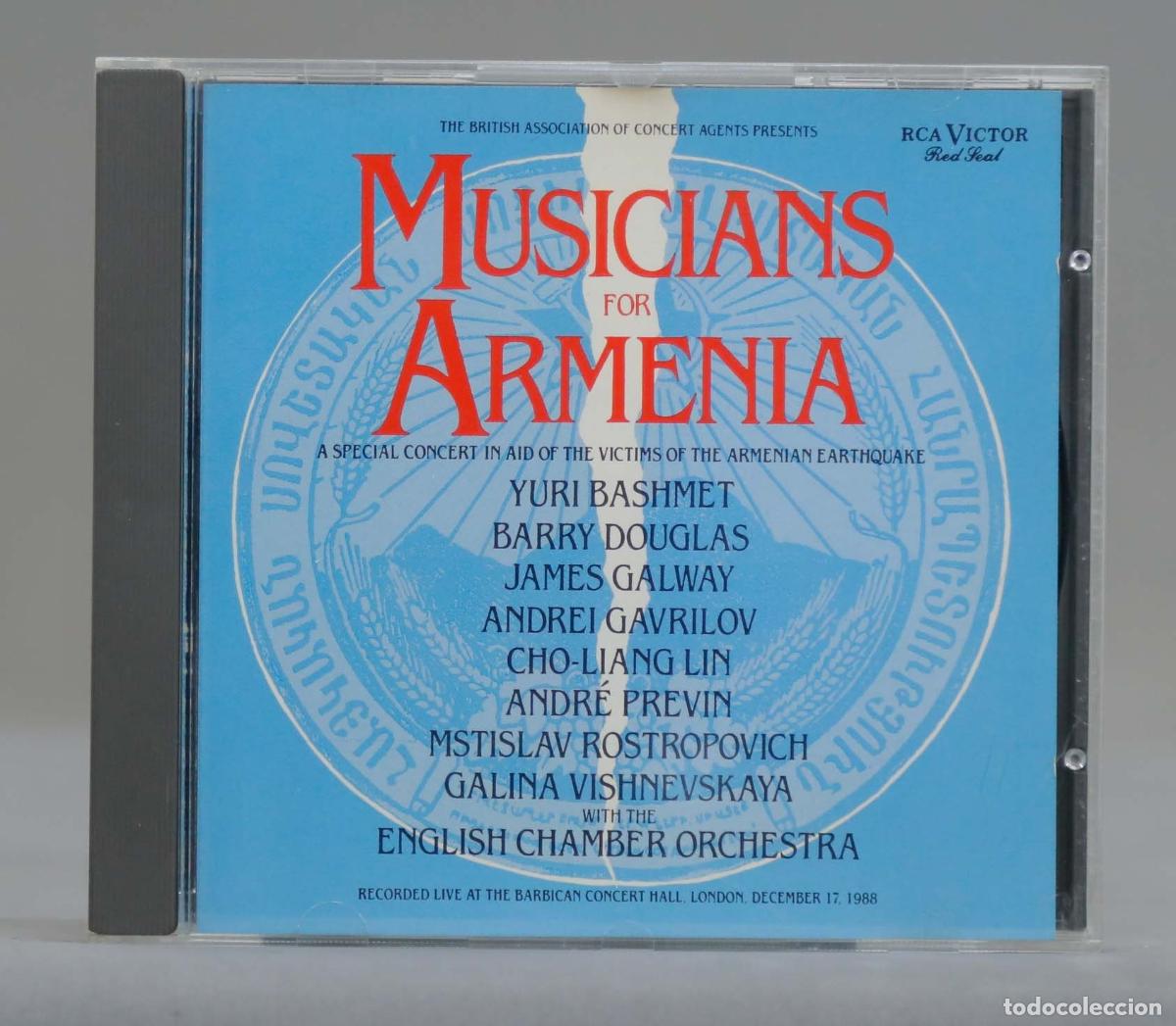 Musik-CDs: CD. Musicians For Armenia - A Special Concert In Aid Of The Victims Of The Armenian Earthquake