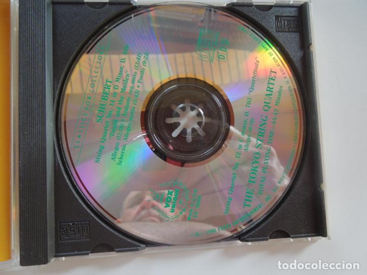 CDs de m&uacute;sica: SCHUBERT - STRING QUARTETS N&ordm; 12 Y N&ordm; 14 - THE TOKIO STRING QUARTET - CD - Foto 2