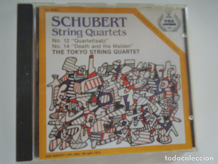 CDs de m&uacute;sica: SCHUBERT - STRING QUARTETS N&ordm; 12 Y N&ordm; 14 - THE TOKIO STRING QUARTET - CD - Foto 1