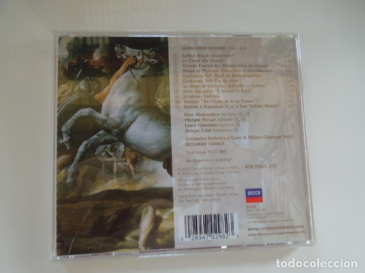 CDs de m&uacute;sica: ROSSINI DISCOVERIES - RICARDO CHAILLY - CD+LIBRETO - Foto 3