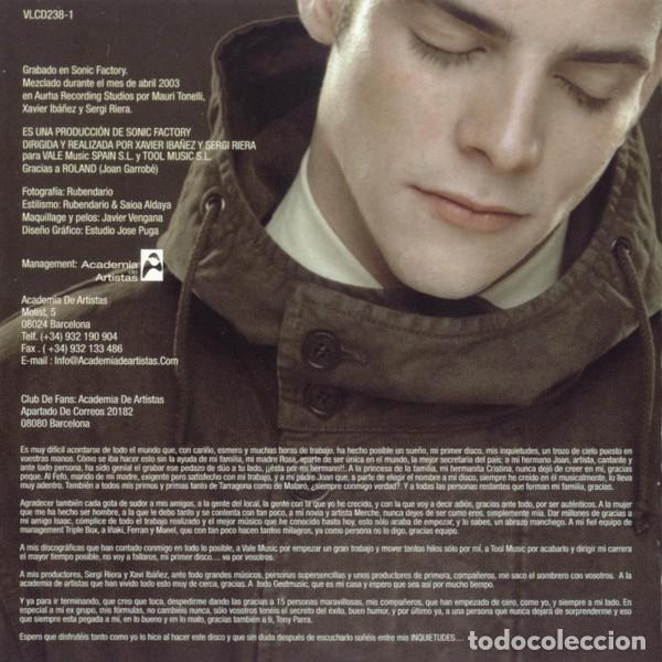 CDs de m&uacute;sica: Alex &ndash; Inquietudes-SPAIN-2003-CD - Foto 3