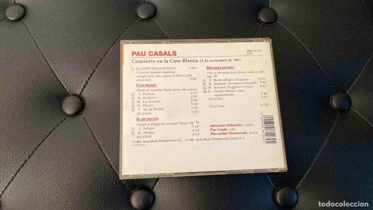 CDs de m&uacute;sica: 2 CDS. Pau Casals - Foto 2