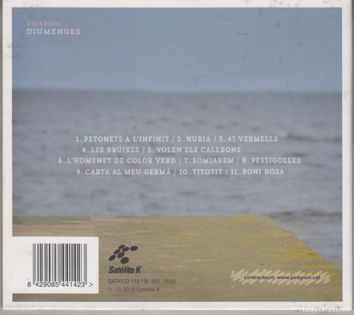 CDs de m&uacute;sica: Pinkponi cd Diumenges 2016 - Foto 2