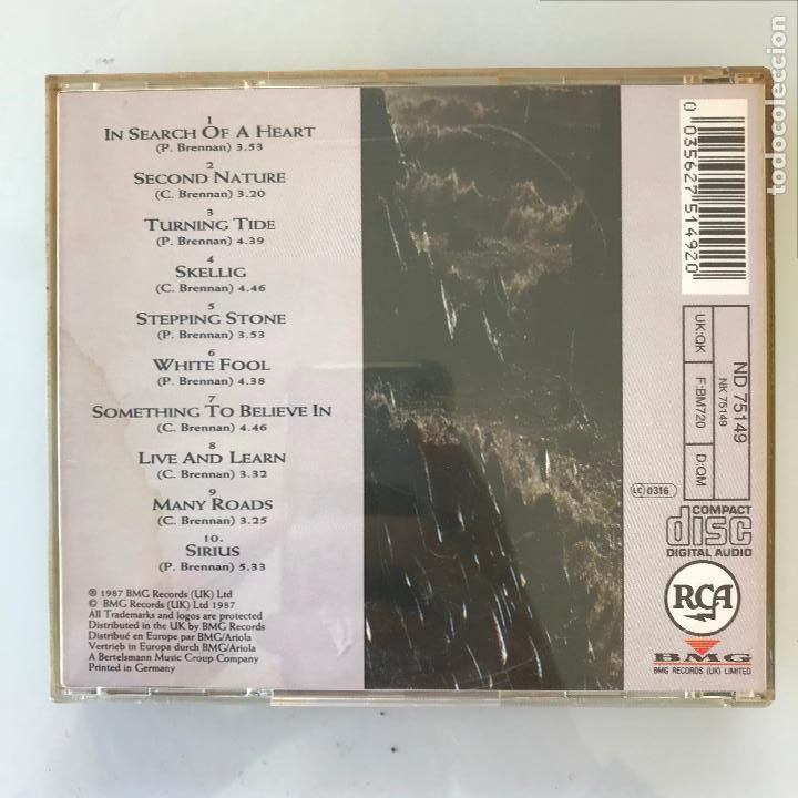CDs de m&uacute;sica: Clannad. Sirius. PEDIDO M&Iacute;NIMO 5&euro; - Foto 2