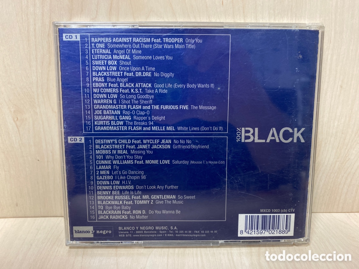 CDs de m&uacute;sica: 100% Black Vol. 3 (2xCD, Comp) - Foto 2