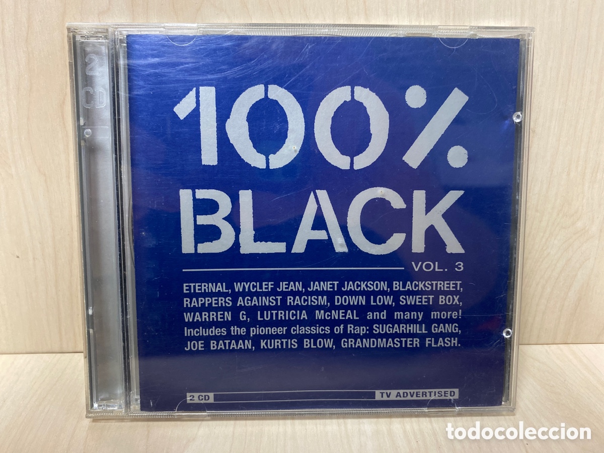 CDs de m&uacute;sica: 100% Black Vol. 3 (2xCD, Comp) - Foto 1