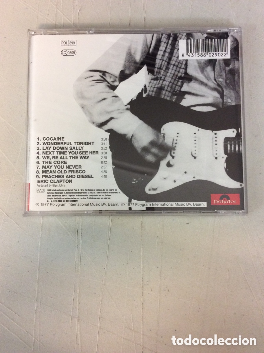 CDs de m&uacute;sica: Eric Clapton. Slowhand. Los discos de tu vida El Pa&iacute;s. - Foto 2