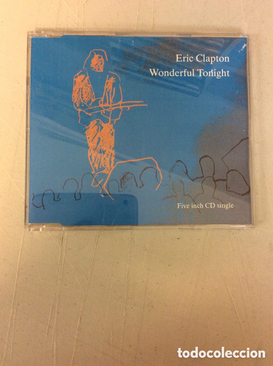 CDs de m&uacute;sica: Eric Clapton. Wonderful tonight. Five inch CD single. - Foto 1
