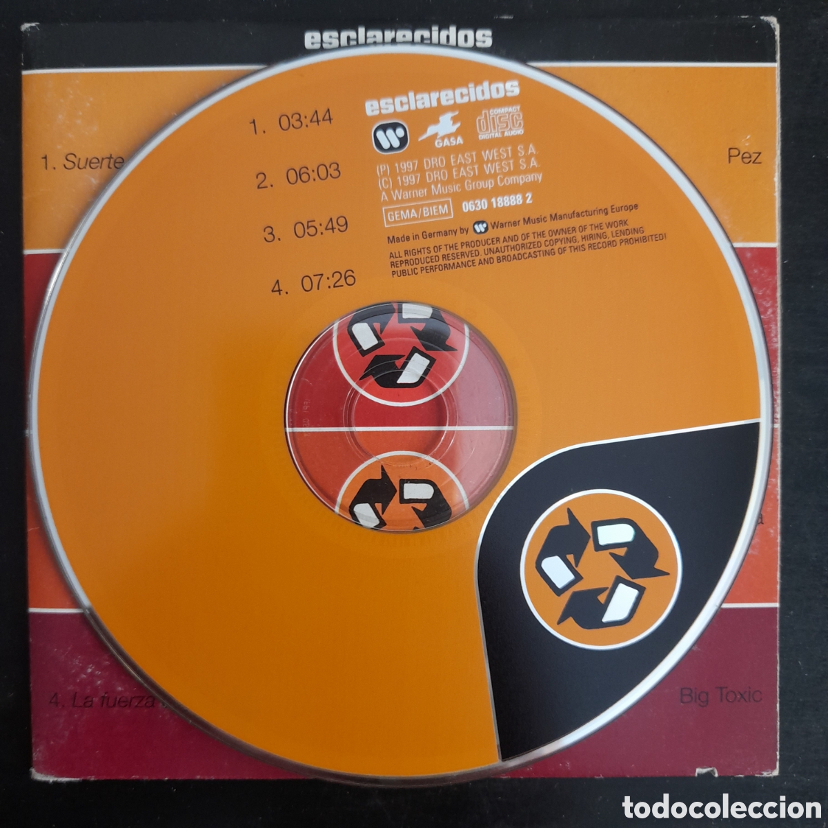 CDs de m&uacute;sica: Esclarecidos &ndash; Sampler 5658 Suerte. 1997.CD, Maxi-Single, Compilation - Foto 3