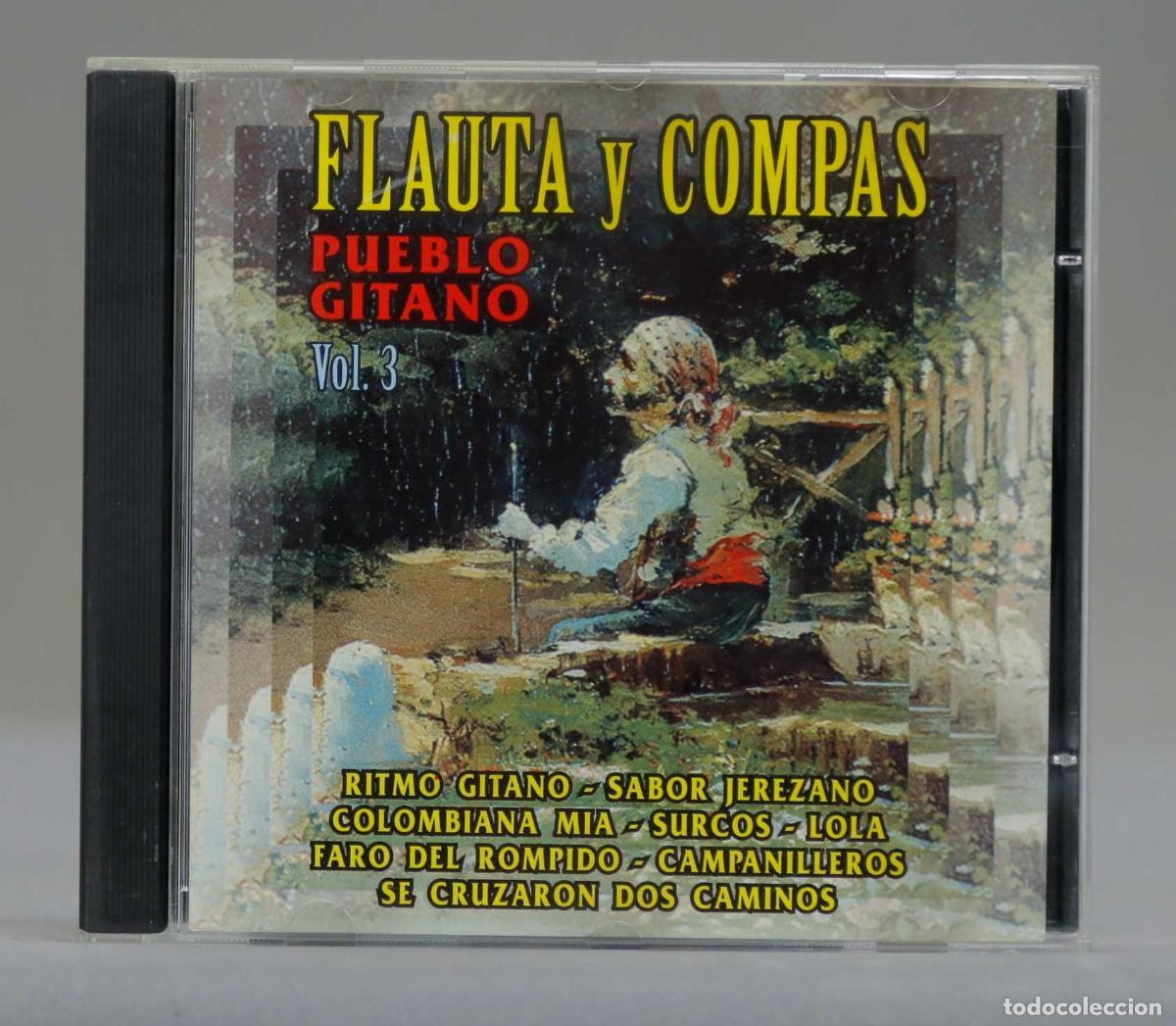 CDs de m&uacute;sica: CD. Pueblo Gitano &ndash; Flauta Y Comp&aacute;s Vol. 3 - Foto 1