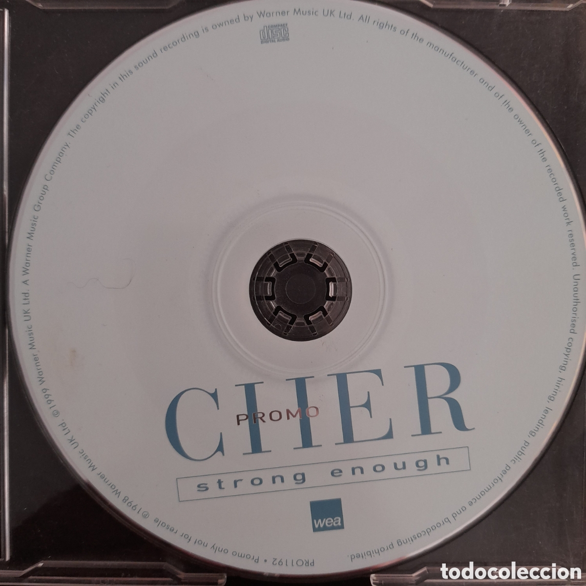 CDs de m&uacute;sica: Cher &ndash; Strong Enough. 1999, UK.CD, Single, Promo - Foto 3