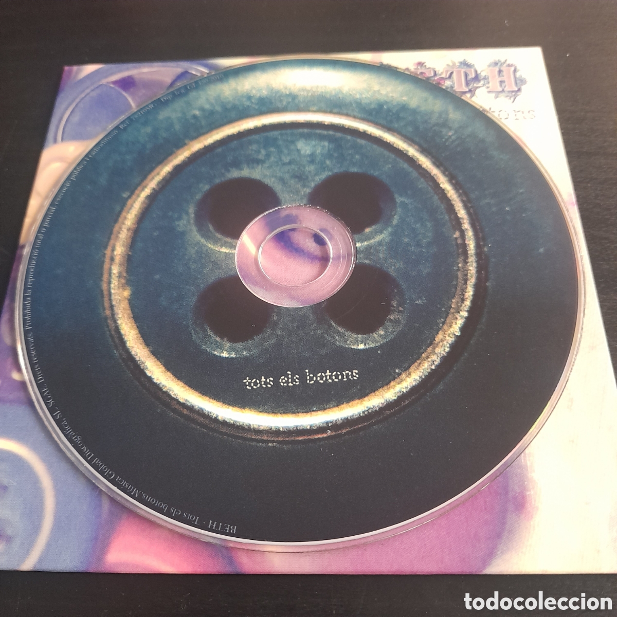 CDs de m&uacute;sica: Beth - Tots Els Botons. CD, Single 2010 - Foto 3