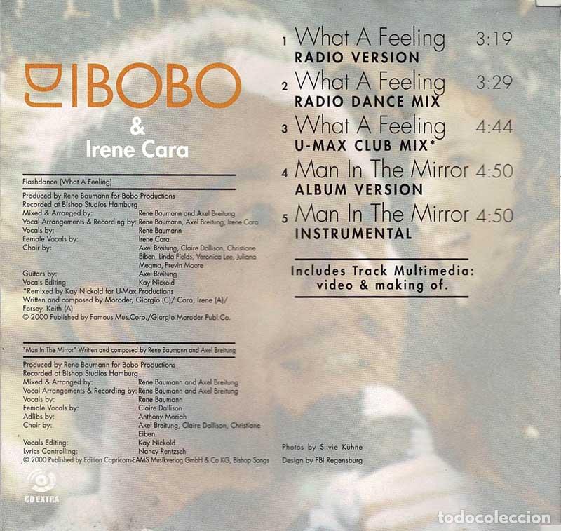 CDs de m&uacute;sica: DJ BoBo - What A Feeling. CD Maxi-Single - Foto 2