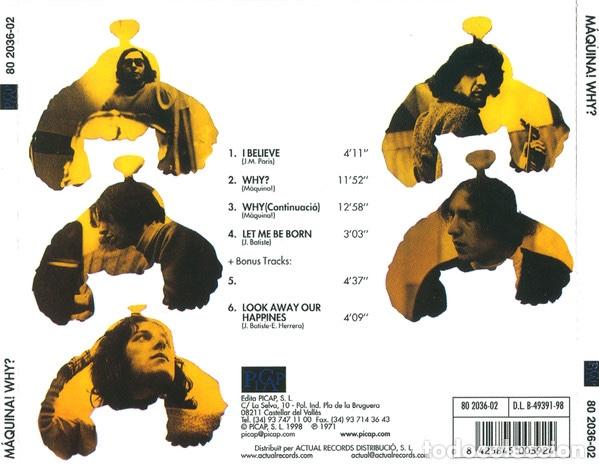 CDs de m&uacute;sica: MAQUINA! WHY? - Foto 2