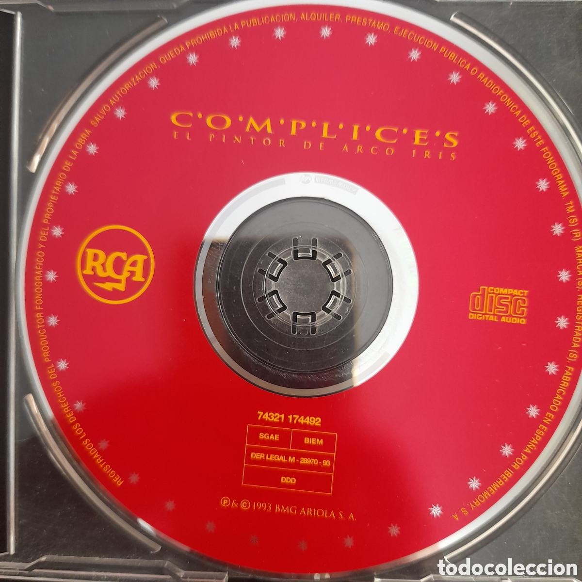 CDs de m&uacute;sica: C&oacute;mplices &ndash; El Pintor De Arco Iris. 1993.CD, Single - Foto 3