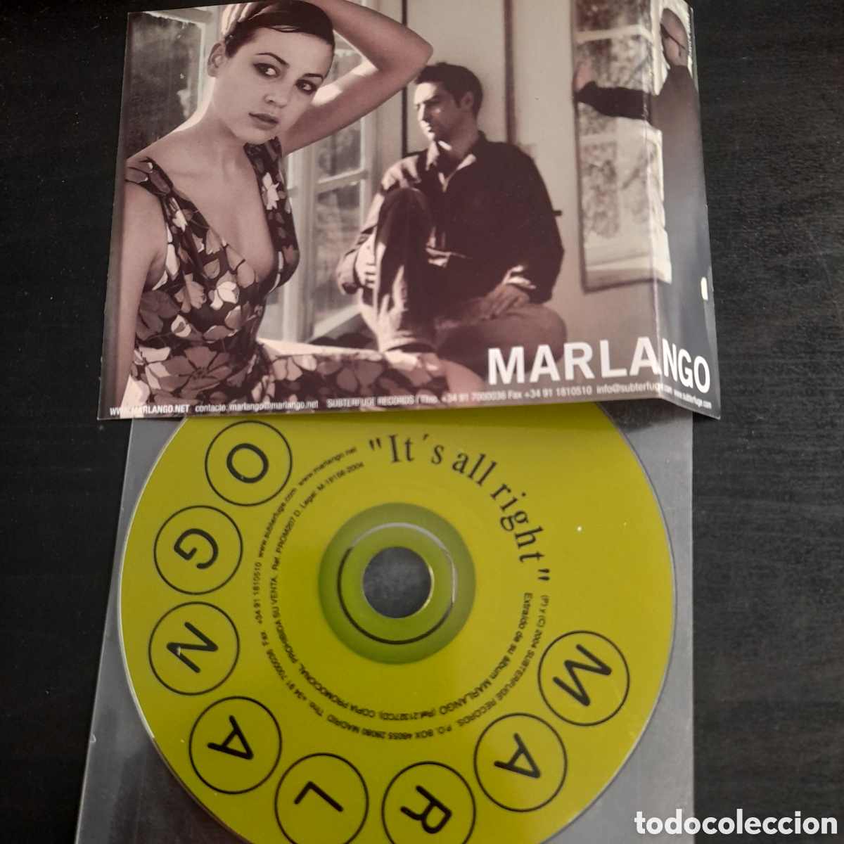 CDs de m&uacute;sica: Marlango &ndash; Its Allright. 2004.CD, Single, Promo - Foto 1