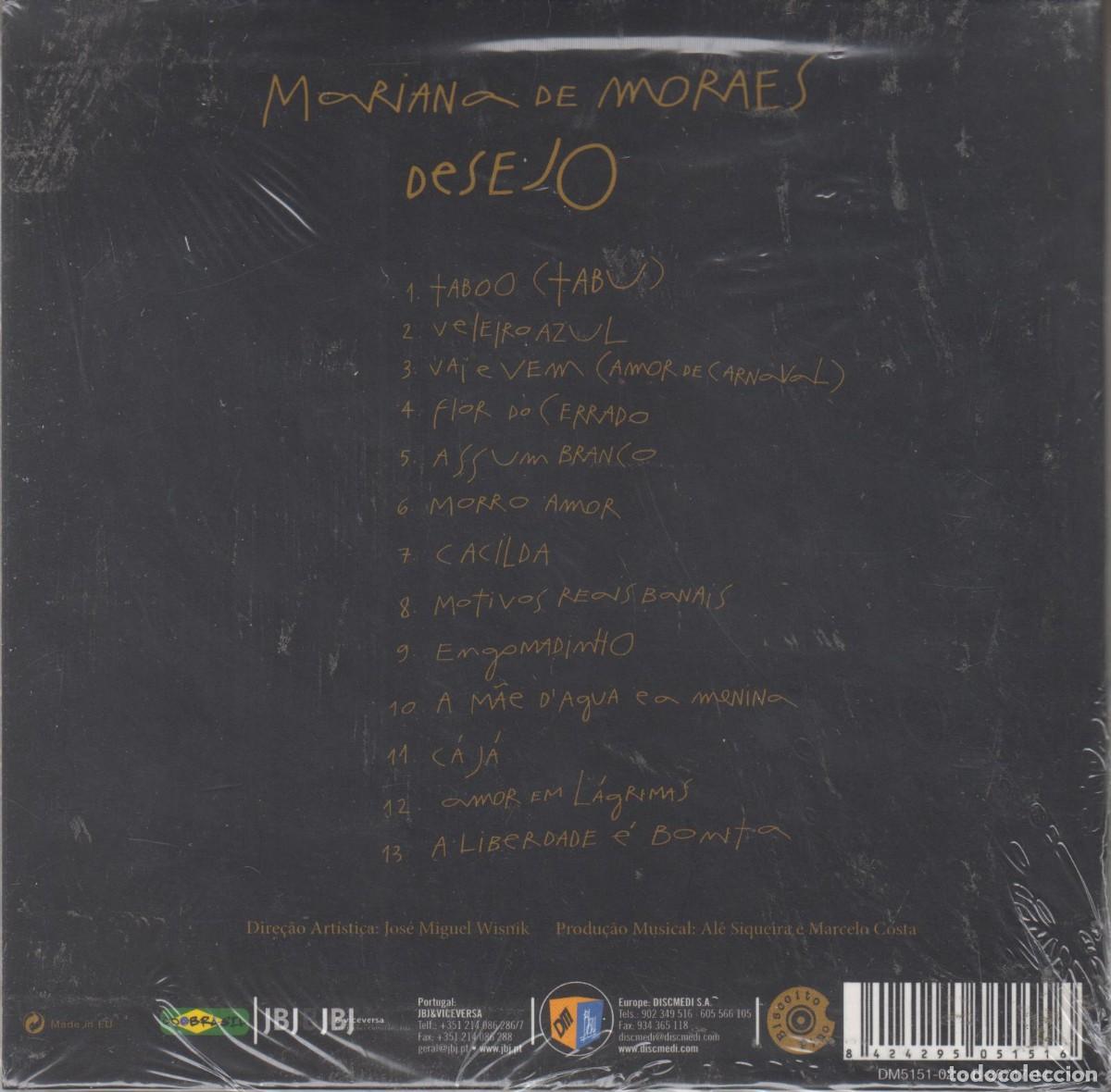 CDs de m&uacute;sica: Mariana De Moraes cd Desejo 2014 (Precintado) - Foto 2